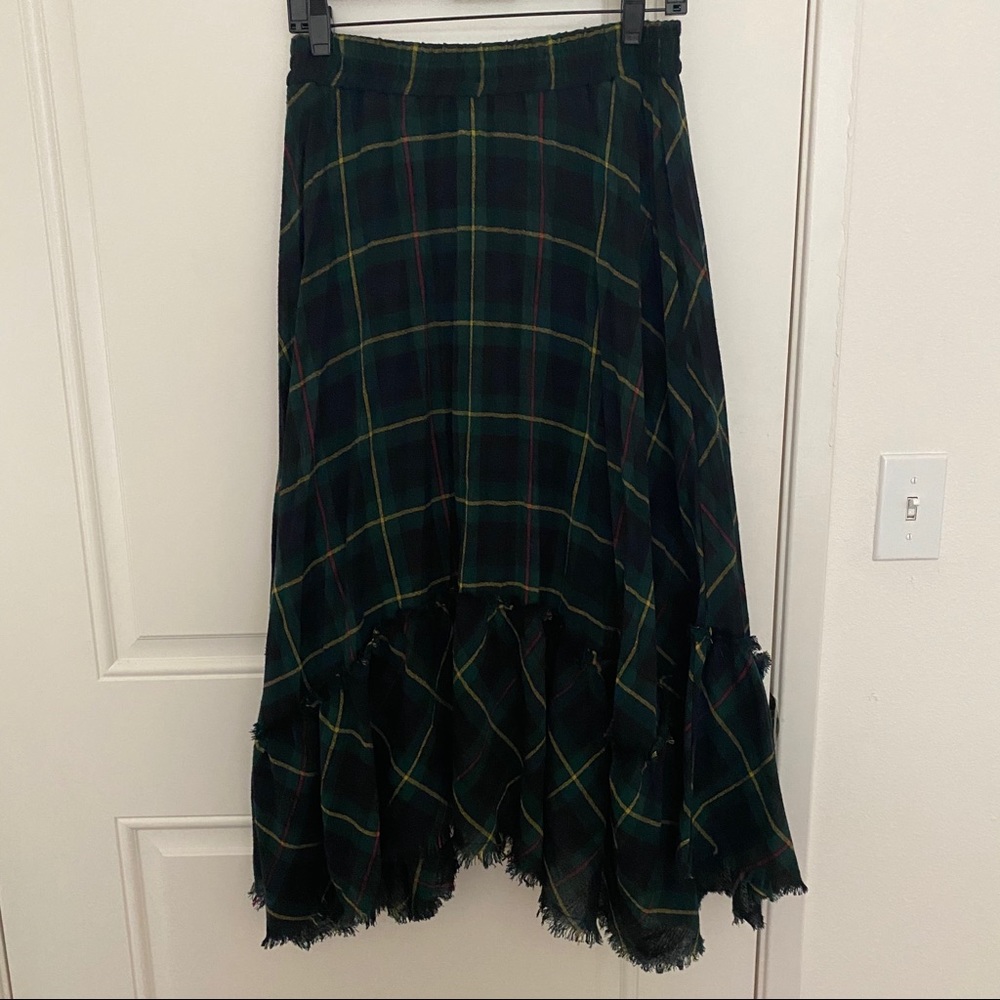 Zara maxi skirt in green